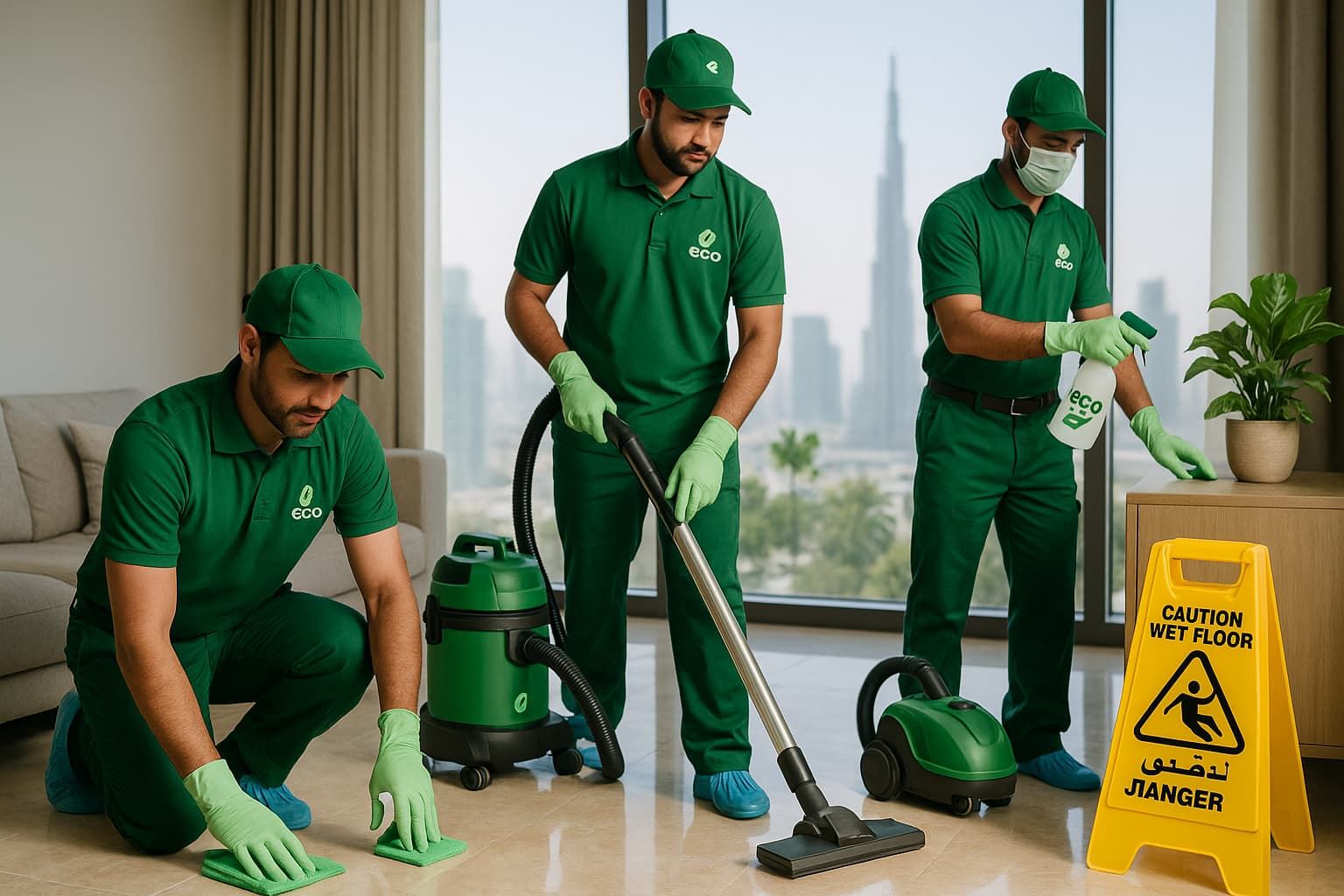 Eco-friendly deep cleaning in Dubai using non-toxic, biodegradable products