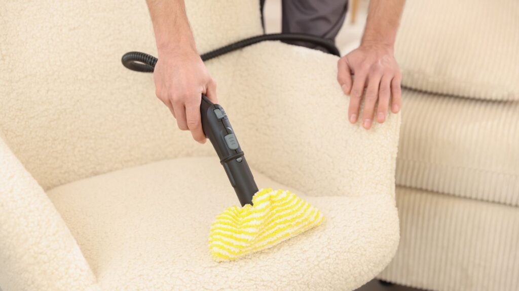 House Cleaning Services in Dubai while cleaning.