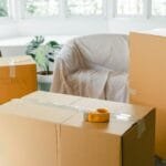 residential cleaning service. getting ready for moving out.